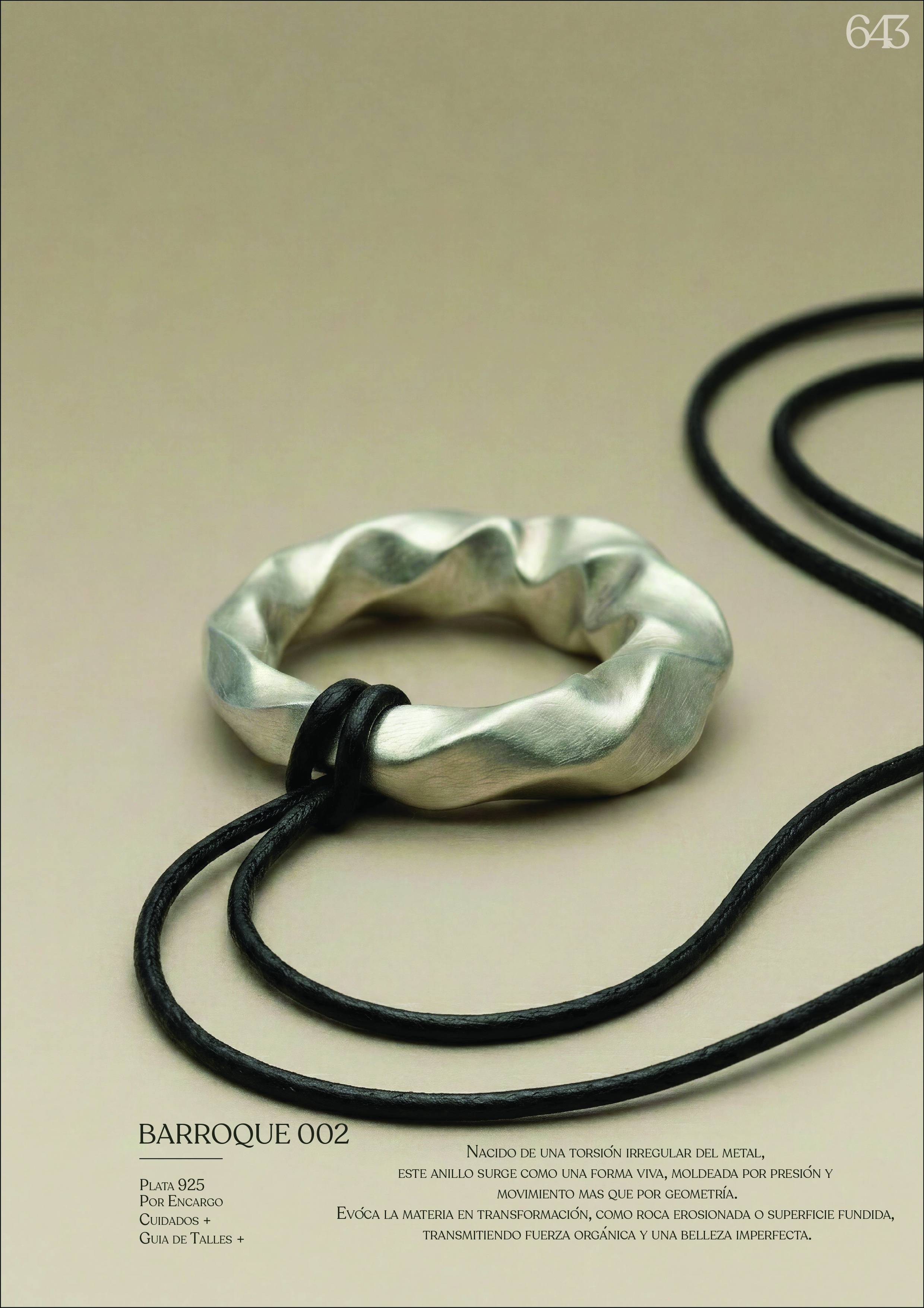 Collar Barroque 002 — torsión irregular