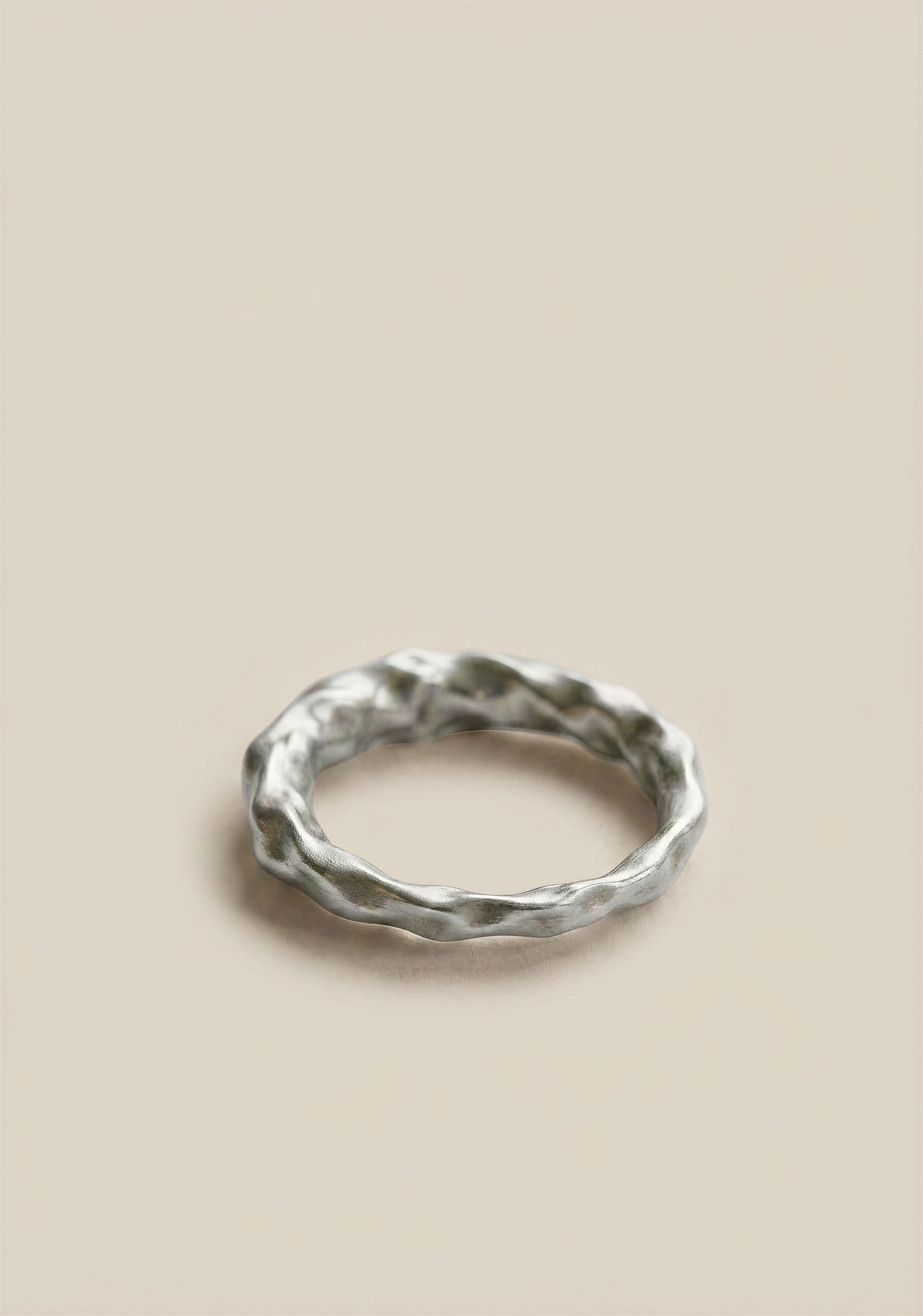 Anillo Barroque 003 — deformación libre en plata 925