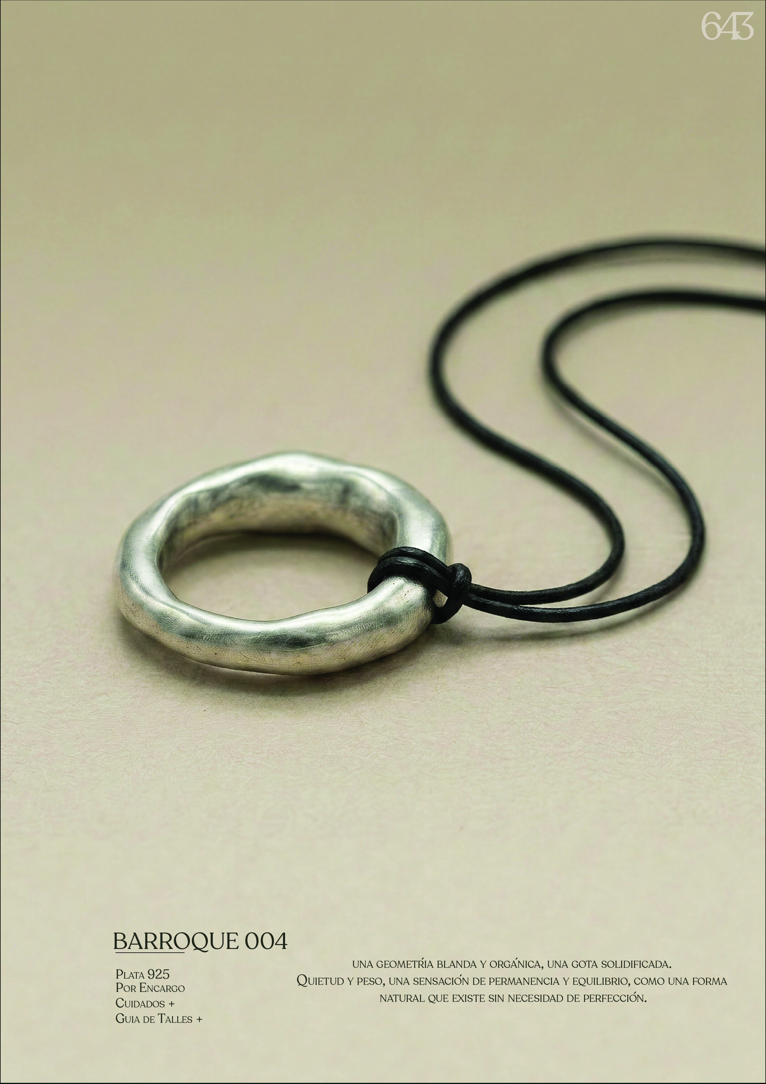 Collar Barroque 004 — geometría blanda